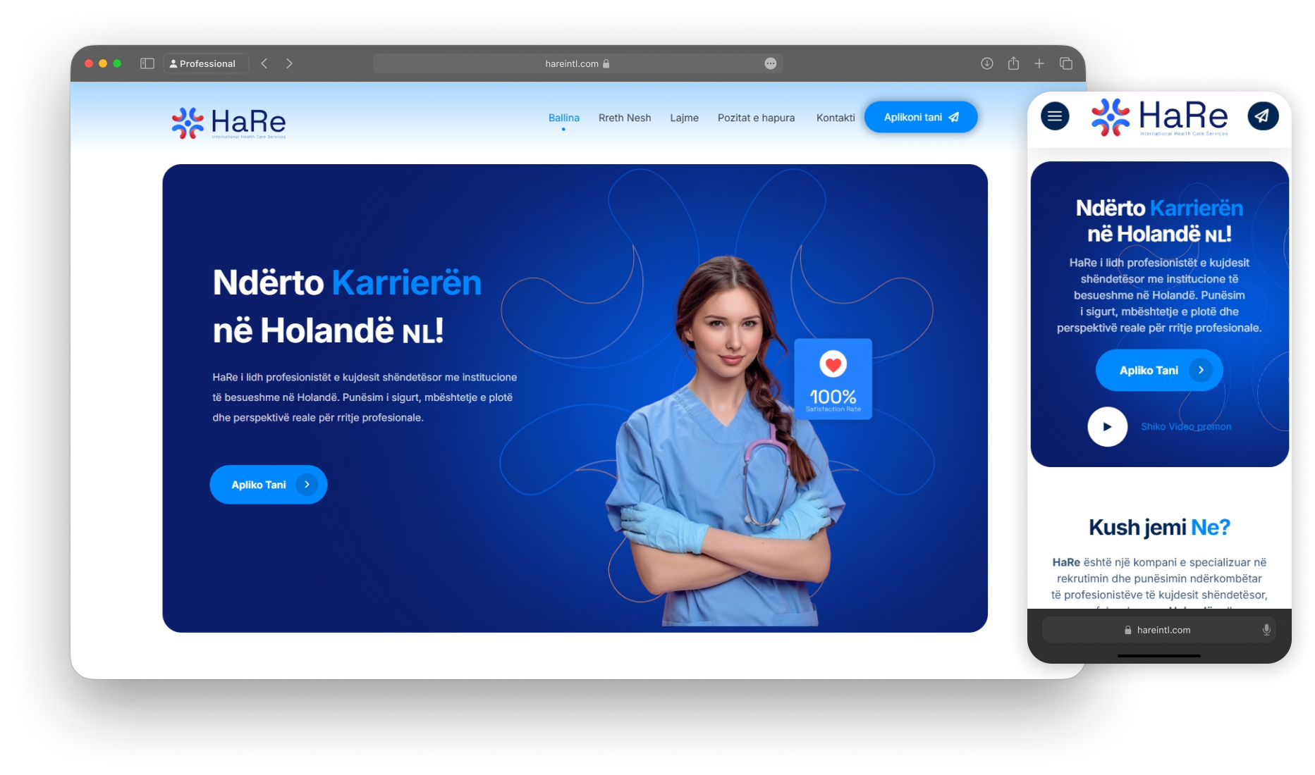 Hare   website development